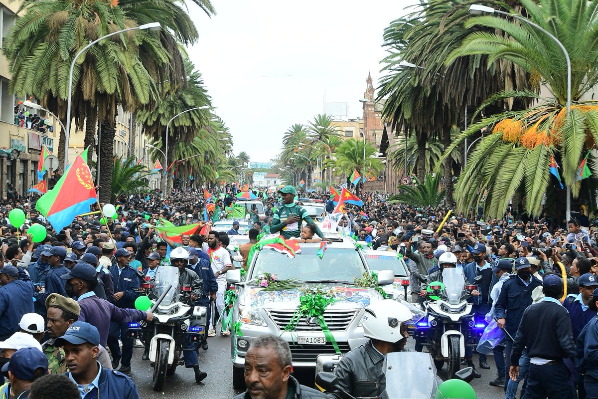 tesfanews's tweet photo. ❈ If the World's Happiest People Index were based on what happened since July, #Eritrea would top the ranks. Our people are experiencing pride like never before. 

እንቛዕ ፈጠረሉ! https://t.co/W309IkaWOm