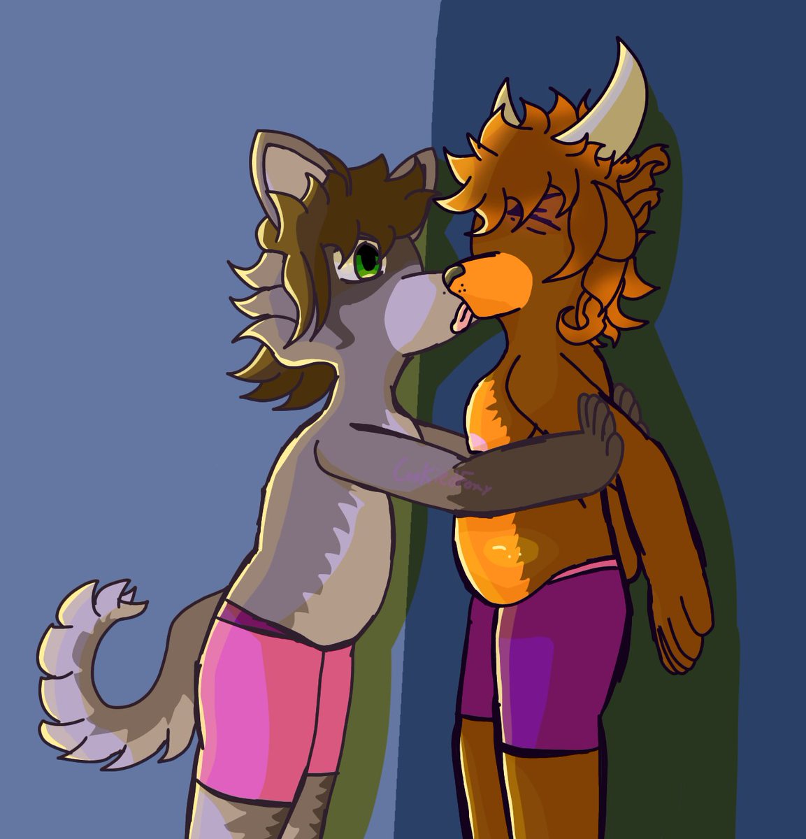 PandaStudios7's tweet photo. New pinned:Hi! Im panda studios, but you can either call me ryder, im gay and taken by @MoreCookiedFoxy, the art below is by him btw, and yeah, also gay, zoos and pedos dni https://t.co/sY0XPfyn1p