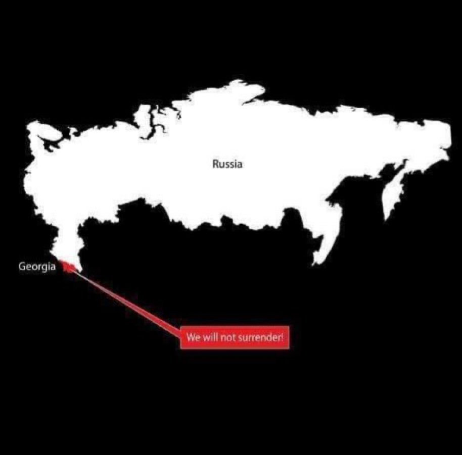 On the 16th anniversary of Russian aggression in Georgia, we stand firm: 

We will never surrender!!