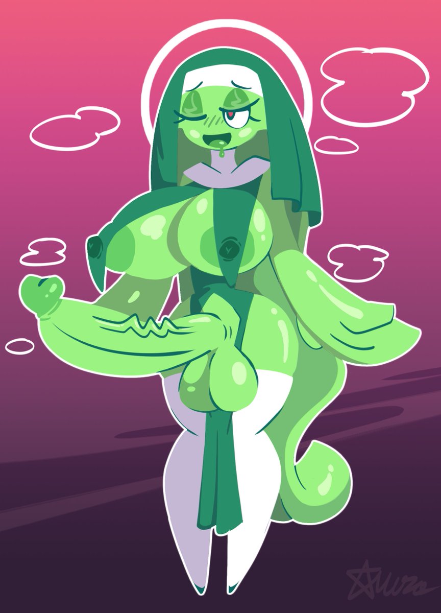 Sexy nun Bella cast her miracle! <a href="/ScrewRoot/">🔞Flowers, Fruits, and Fedishes🔞</a> (just feel like making some flat shade arts)