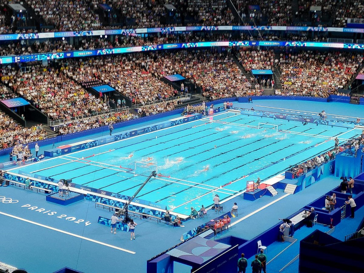 And ready for 2x QF waterpolo. 🤽🏼‍♂️ #USA #AUS #ITA #HON #Paris2024  #Olympics2024