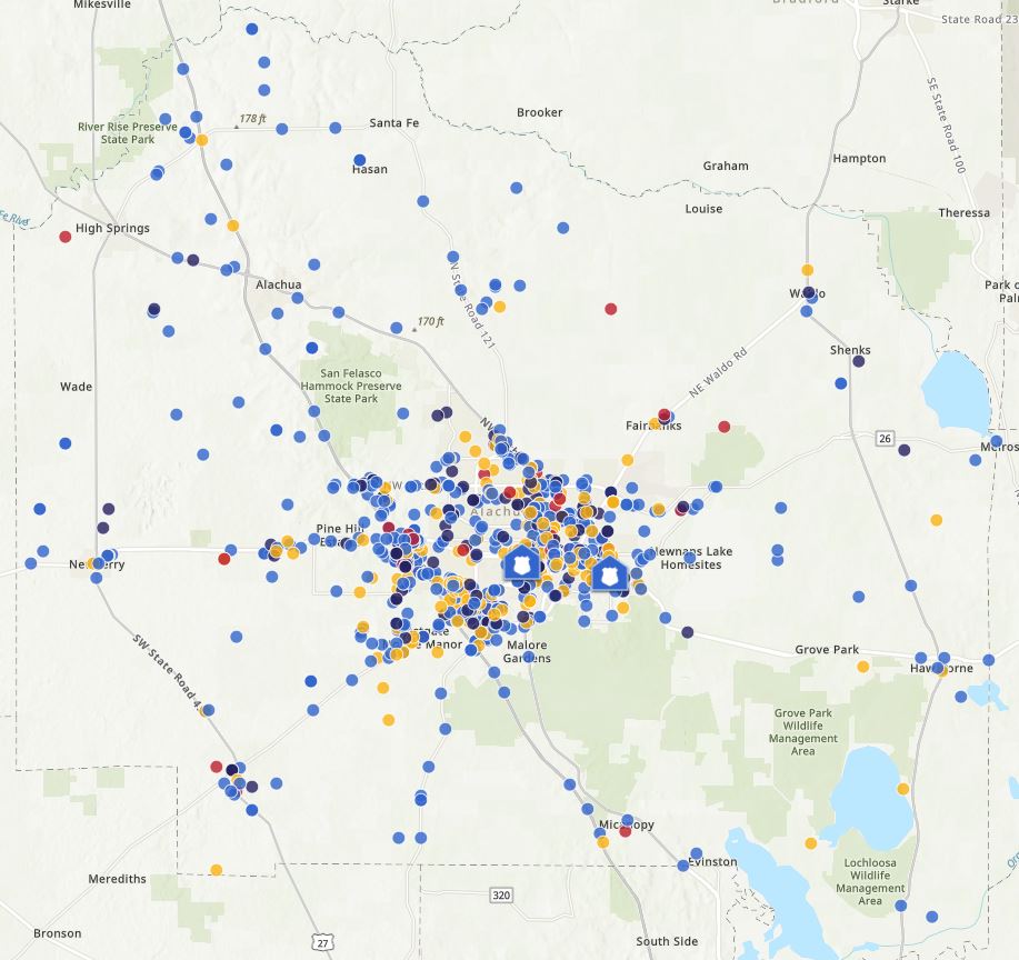 ConnectSmartSys's tweet image. Like death and taxes, there will always be crime. Breaking &amp;amp; Entering is up this week. Use the link to drill down on the areas most important to you. 
#crime #breakingandentering #alachuacounty #homesecurity #securitysystems #352securitysystems 
1l.ink/SVC35V5