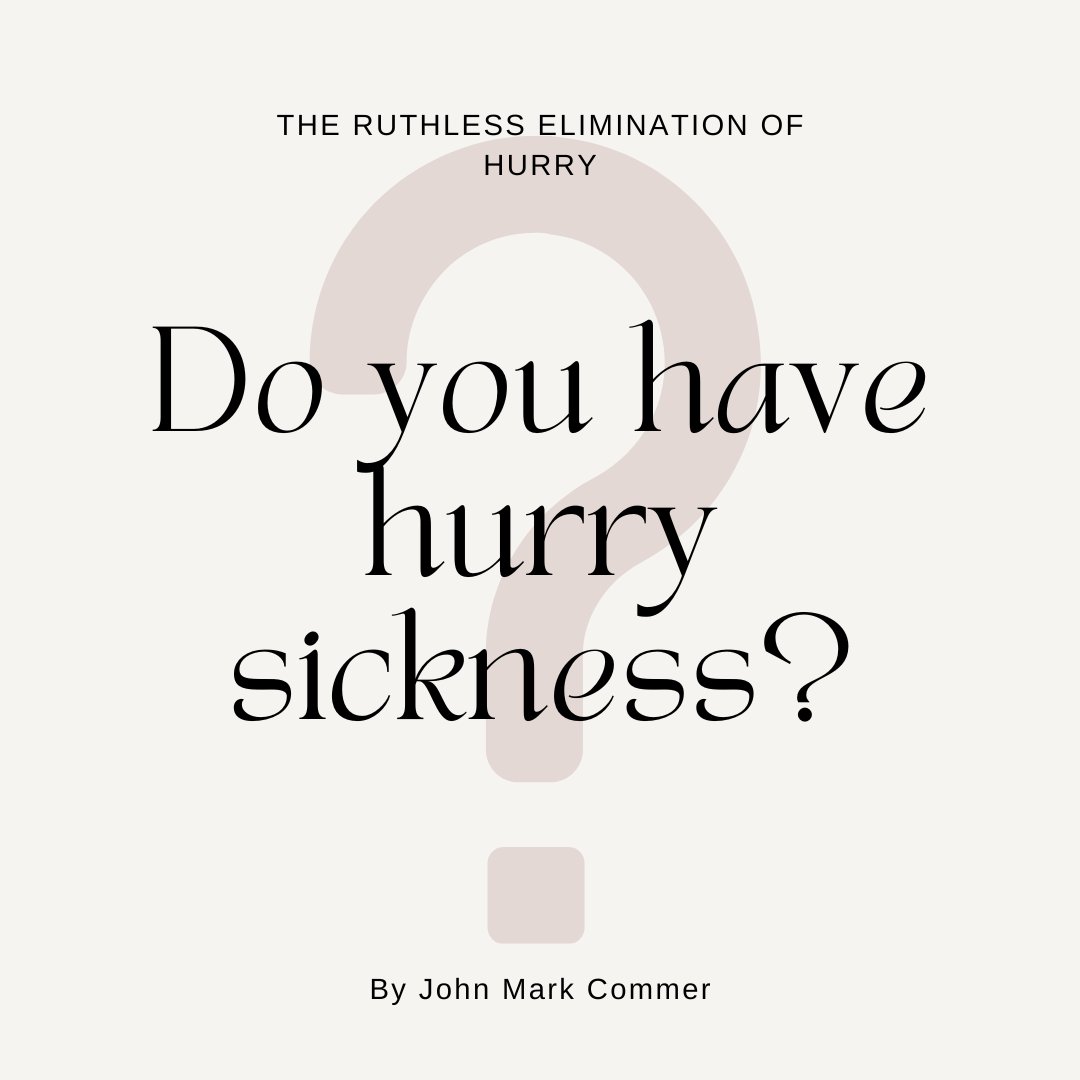 whatisaviola's tweet photo. Ten symptoms of hurry sickness for self inventory.  How many of these resonate to you?

Irritability
Hypersensitivity
Restlessness
Workaholism
Emotional numbness
Out of order priorities
Lack of care for your body
Escapist behaviors
Slippage of spiritual disciplines
Isolation https://t.co/uLnqhYaxgh