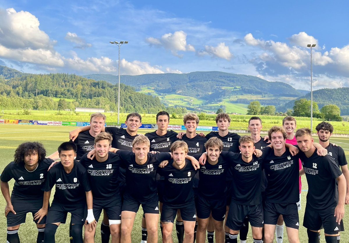 CentreSoccer's tweet photo. Game 3 for #CentreSoccer has kicked off. #GermanyTrainingCamp #BlackForest #NCAASoccer https://t.co/8TECifP9su