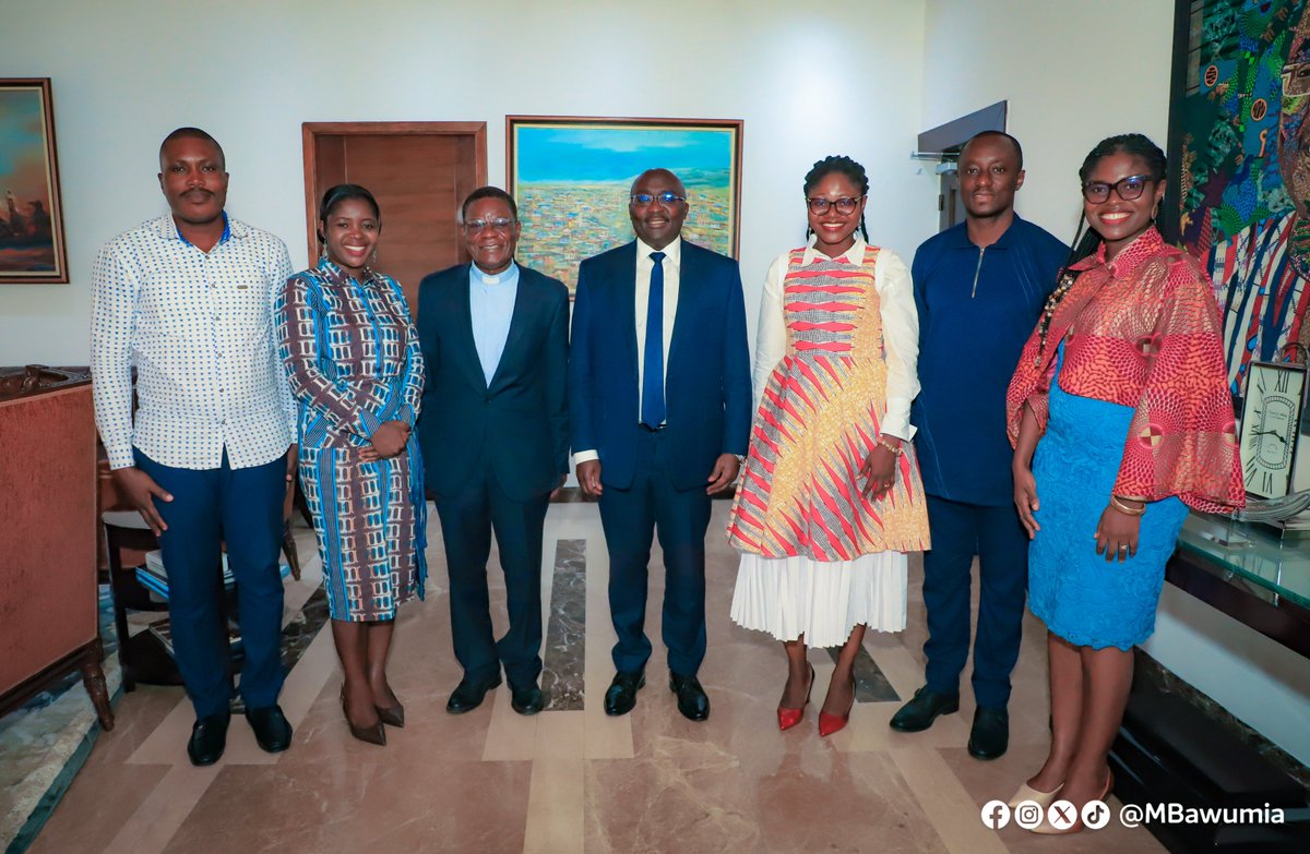 MBawumia's tweet photo. This evening, I had an inspiring conversation with the vivacious @angela_tabiri, a young mathematician from Ghana who has just won the prestigious title of the World’s Most Interesting Mathematician, seeing off competition from 15 other mathematicians from across the world (including lecturers, researchers, writers, and business owners)

It was a delight listening to her as she explained how with a strong mindset of possibilities and achievement, she persevered through the many challenges of shining in the traditionally male-dominated Maths environment, rising each time to the occasion and confounding naysayers.

This time, she has been recognised for her groundbreaking work in the field of mathematics and her innovative approach to solving complex mathematical problems.

Congratulations, Angela! You are a shining example of what can be achieved if one sets his/her mind to it and perseveres. Indeed, it is Possible