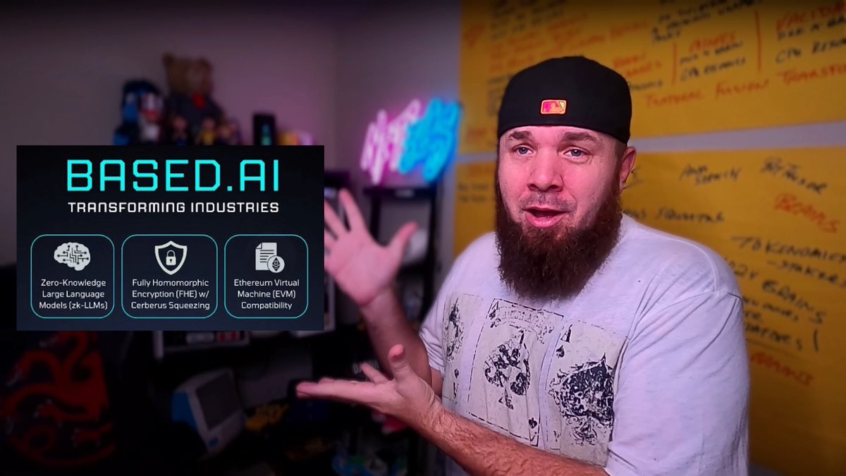 I broke down the use cases for #DecentralizedAI  &amp; why <a href="/getbasedai/">BasedAI</a> is a game-changer in open-source AI &amp; privacy AI for many brands and industries around the world...

Video will be available on YT &amp; X later today....