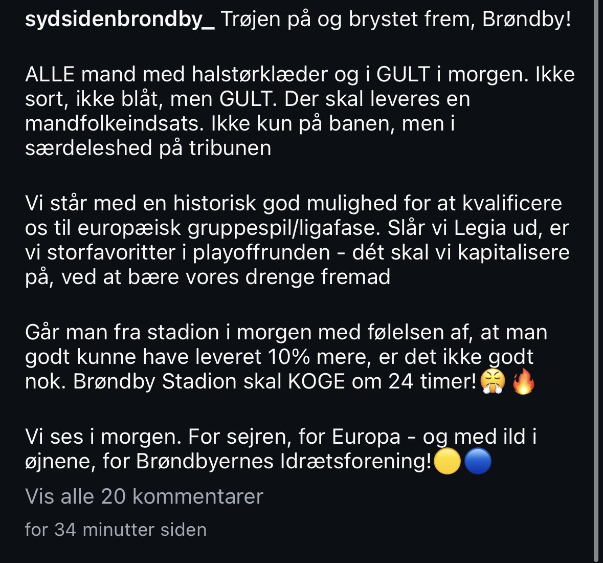 Geobongo1964's tweet photo. ‼️LÆS, FORSTÅ OG SPRED ORDET‼️
100% FOR Brøndbyernes Idrætsforening👊🏼🟡🔵 https://t.co/FCp3rEQ7IM
