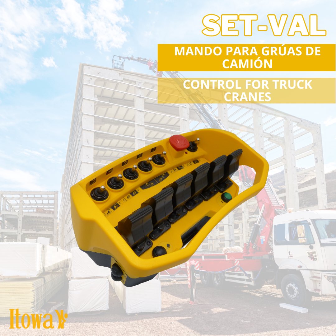 Itowa_Int's tweet photo. ITOWA 🕹️
El telemando SET-VAL permite ajustar desde el emisor el valor de las salidas analógicas de cada maniobra.
—————————
The SET-VAL remote control enables to adjust the value of analogical outputs of each maneuver from the transmitter. https://t.co/Xb5M7Wv442