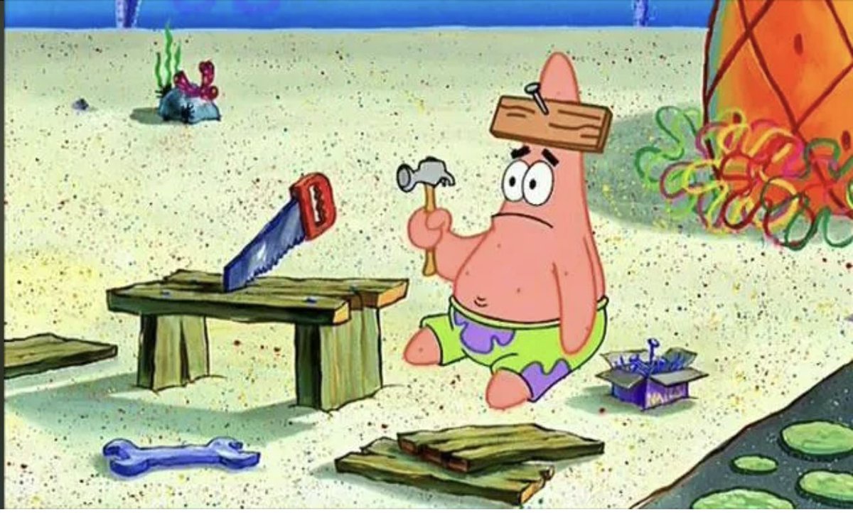 me trying to come up with gud meme content this week