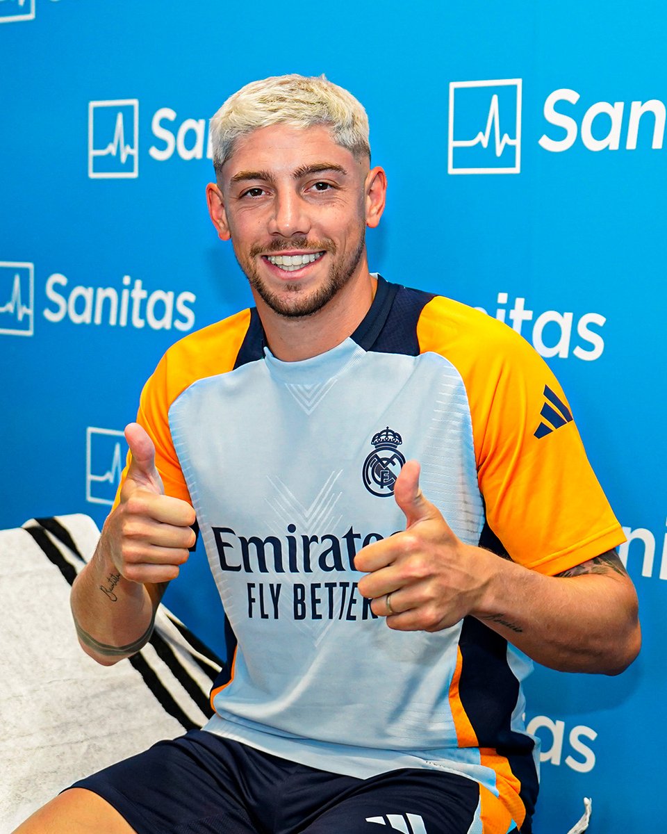 👍 <a href="/BellinghamJude/">Jude Bellingham</a>
👍 <a href="/fedeevalverde/">Fede Valverde</a>
✅ Reconocimiento médico
#RMCity