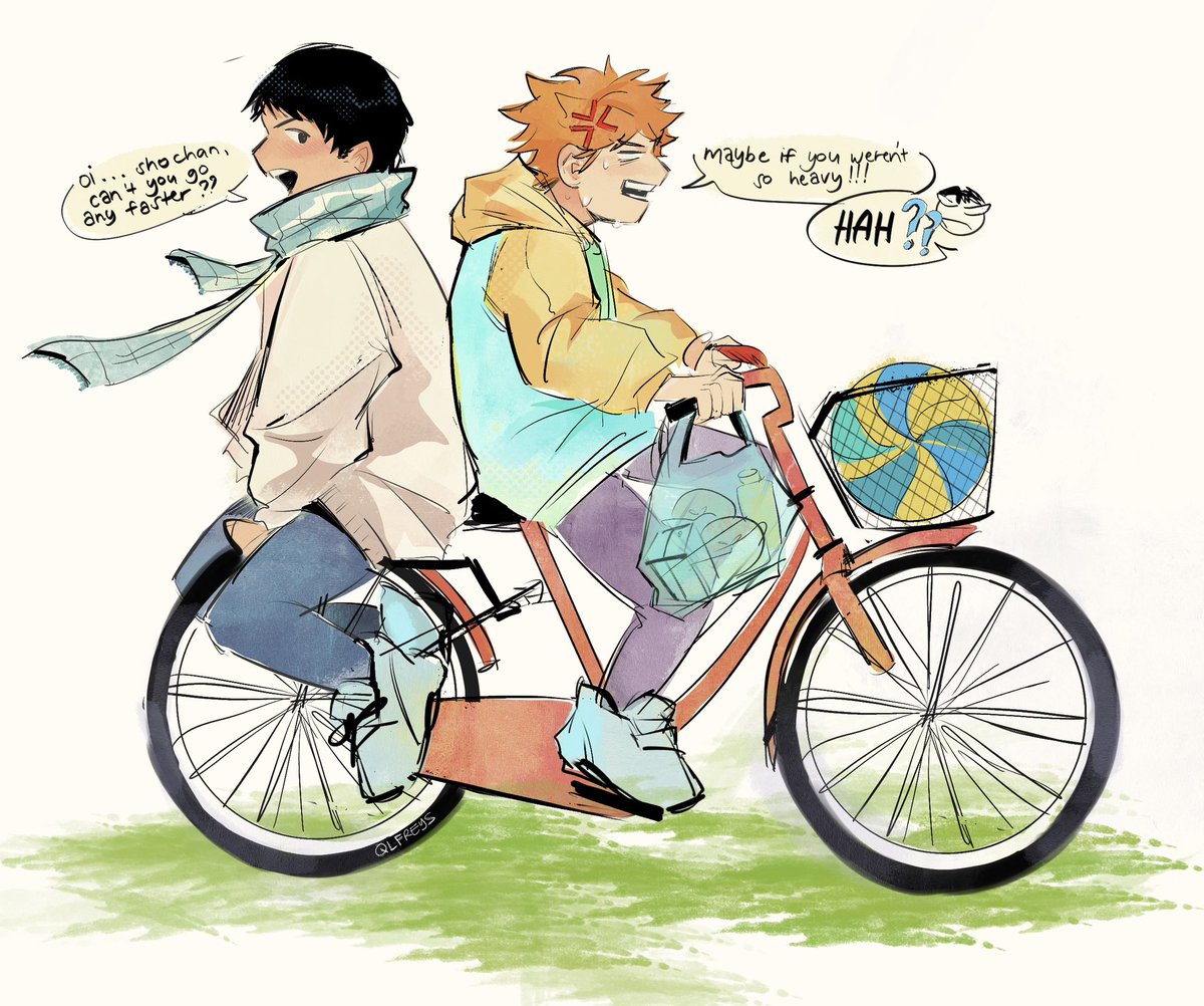 shochan and tobio-chan childhood friends au （〃￣∇￣）