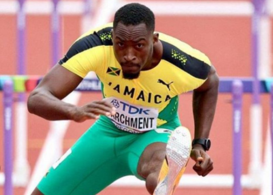 Reigning  J'can 🇯🇲 Olympic Champion <a href="/ParchmentHansle/">Hansle Parchment, OLY</a> has advanced to the 110m hurdles final as one of 2 fastest losers after clocking 13.19 for 3rd in semi-final one. #FastTrackParis2024