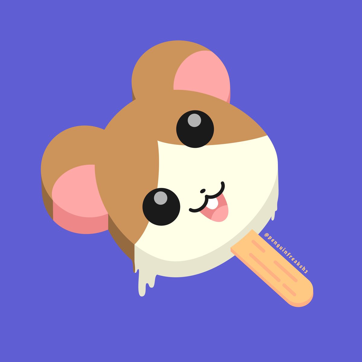 penguinfreaksh3's tweet photo. Here's Howdy! 🧹
I think this one would be carmel & vanilla flavor! What do you think?
I have a strong need to watch #Hamtaro again after creating these ham ham pops! More #hamhams to come!
#howdy #icecream #popsicle #hamster #animefanart #cartoonfanart #cutedigitalart https://t.co/CXrOVNXyC2