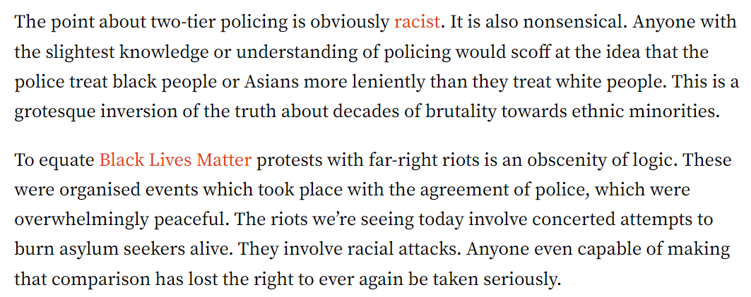 It's not often I do this because journalists and newspapers need to make a living, but this is so good from @iandunt (and urgent) it is worthy of a wider readership. It is both angry and absolutely on point. 

archive.ph/1XhpV (free to read)