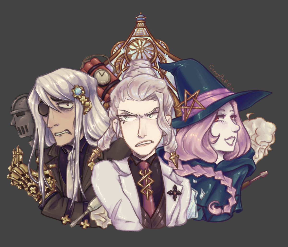 cannypie0's tweet photo. ❗️Spoilers for DGS2/TGAA2 

I want what they have
#courtneysithe #esmeraldatusspells #enochdrebber https://t.co/KOgHp7kefu