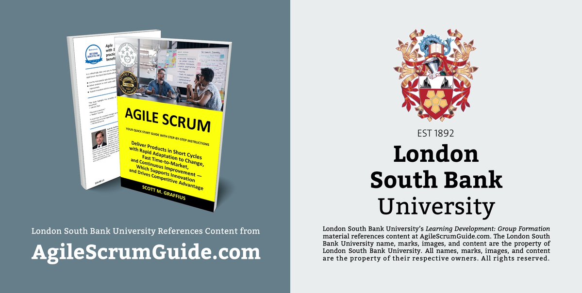 AgileScrumGuide's tweet photo. London South Bank University references our content

🔗 https://t.co/o8wbVE4Qxx

#Agile #AgileScrumGuide #Tuckman #BruceTuckman #Team #TeamFormation #GroupFormation #TeamDynamics #GroupDynamics #Collaboration #Teambuilding #Teamwork #TeamTradecraft #HighPerformanceTeams #Agility https://t.co/WJtY1Mfoml