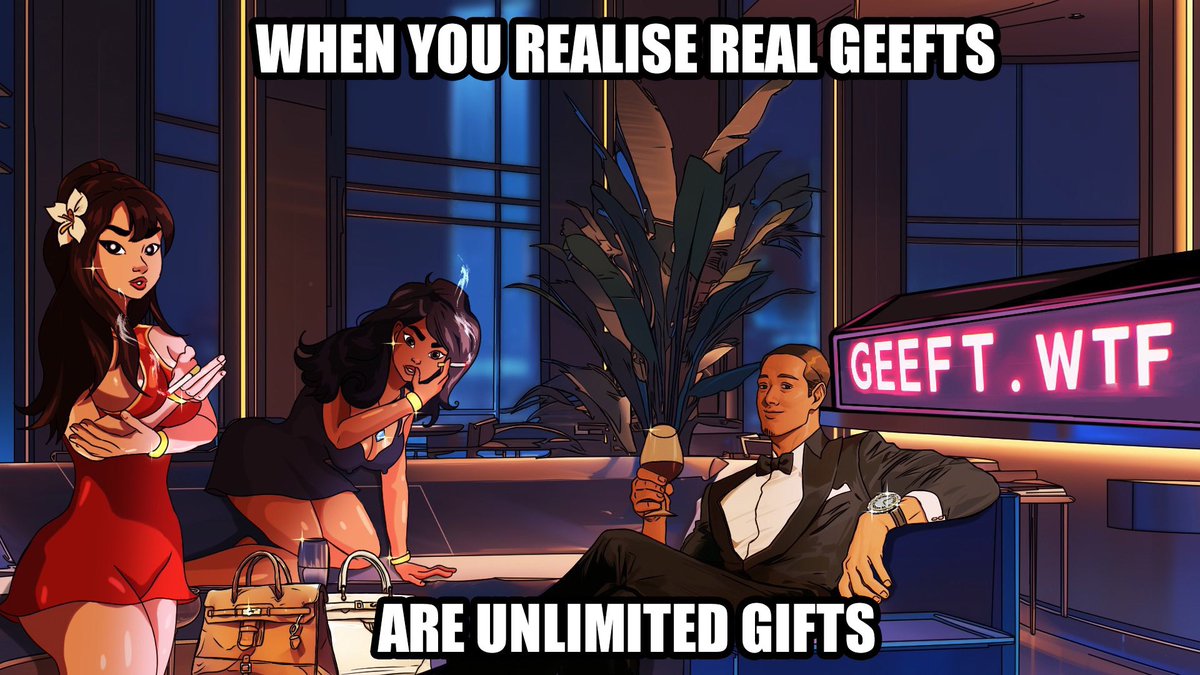 Geeft369's tweet photo. $GEEFT is the secret to never ending surprises😏🎁 https://t.co/bWT8oENLtG