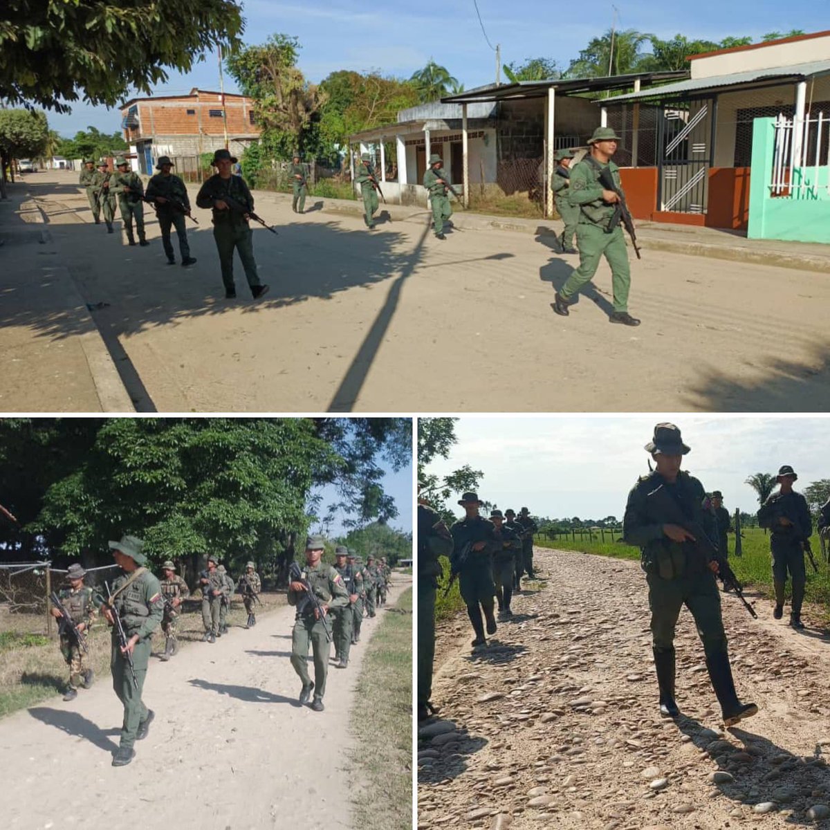 🛡️#CEOFANB || En caminos, trochas y fronteras… Ahí está la FANB cuidando al pueblo.
#JusticiaSoberana #FANB #SoloUnidosVenceremos #ArmaMaestra #Venezuela #7Ago