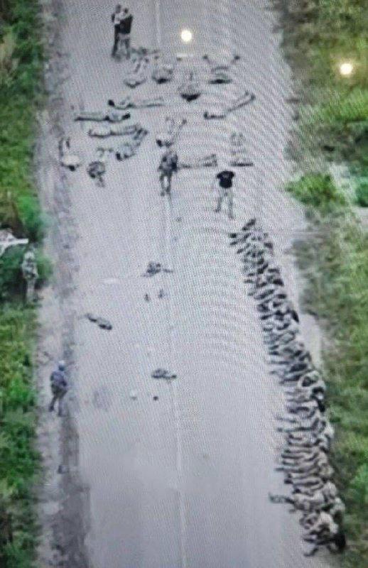 igorsushko's tweet photo. Russians fascists are mass-surrendering to Ukrainian Armed Forces in Kursk region. https://t.co/vPbNnTwW8k