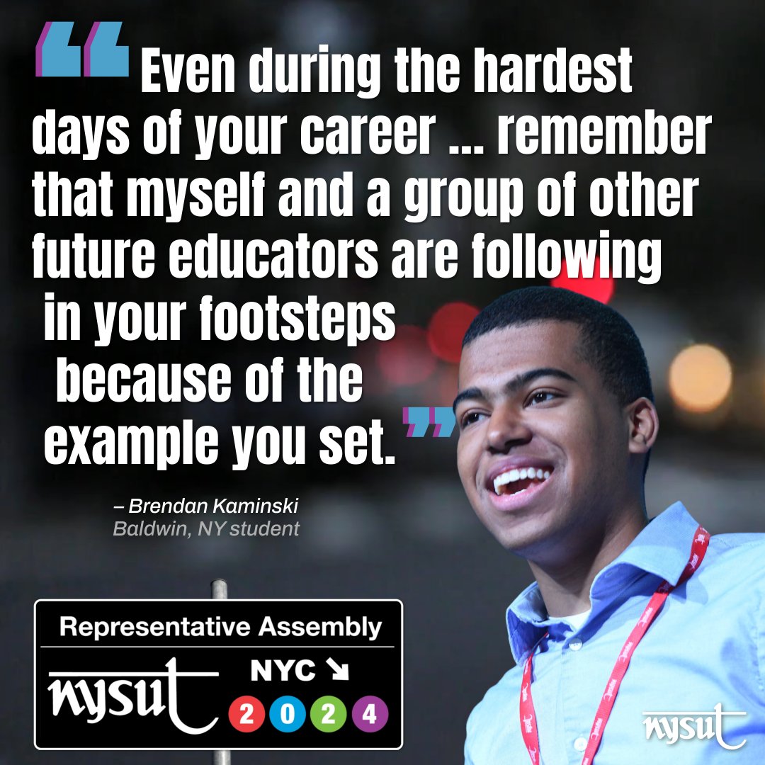 nysut's tweet photo. The #NYSUTRA made a triumphant return to NYC with plenty of changes. The focus on completing the union’s work was enhanced this year with lots of interactive exhibits and F-U-N!

Here are just a few of the things speakers shared!

For more, visit: https://t.co/EvasoBTGOu https://t.co/QzGqBk2aeF