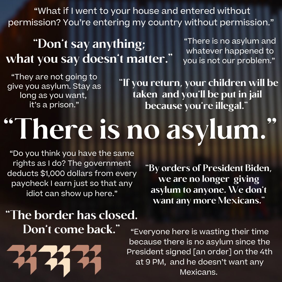 Human Rights First (@humanrights1st) on Twitter photo Report by <a href="/HopeBorder/">The Hope Border Institute</a> @HumanRights1st <a href="/ImmDef/">ImmDef</a> <a href="/KinoBorder/">KBI / IKF</a> <a href="/RAICESTEXAS/">RAICES</a> & <a href="/RefugeesIntl/">Refugees International</a> finds that since June’s asylum ban, immigration officers are systematically & illegally deporting ppl who express fear of return & denying others an opportunity to speak humanrightsfirst.org/library/dont-t… Report by <a href="/HopeBorder/">The Hope Border Institute</a> @HumanRights1st <a href="/ImmDef/">ImmDef</a> <a href="/KinoBorder/">KBI / IKF</a> <a href="/RAICESTEXAS/">RAICES</a> & <a href="/RefugeesIntl/">Refugees International</a> finds that since June’s asylum ban, immigration officers are systematically & illegally deporting ppl who express fear of return & denying others an opportunity to speak humanrightsfirst.org/library/dont-t…