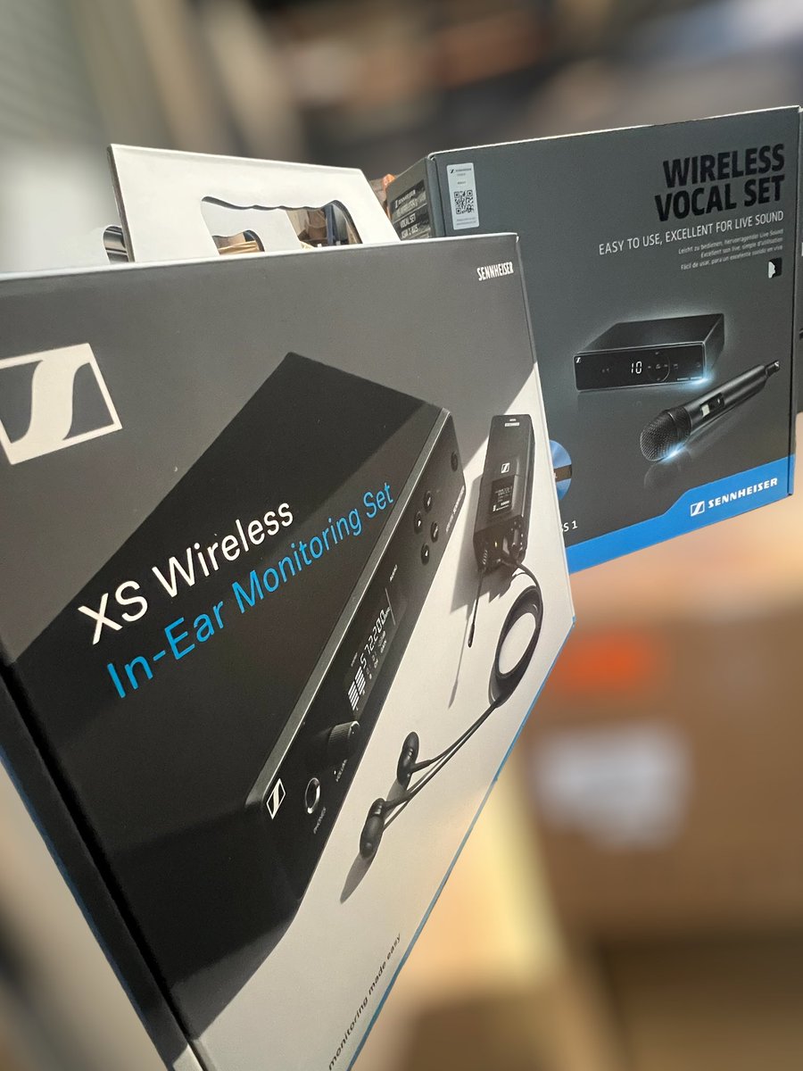 #Sennheiser stocks constantly being updated with new kit landing!

🎧 HD25, HD280 and 400
🎤 XSW, EW-D and wired mic options 
🎧 IEM sets and monitors

Open 7 days a week, a fully authorised Sennheiser dealer, contact us, shop online or call into us in Tallaght