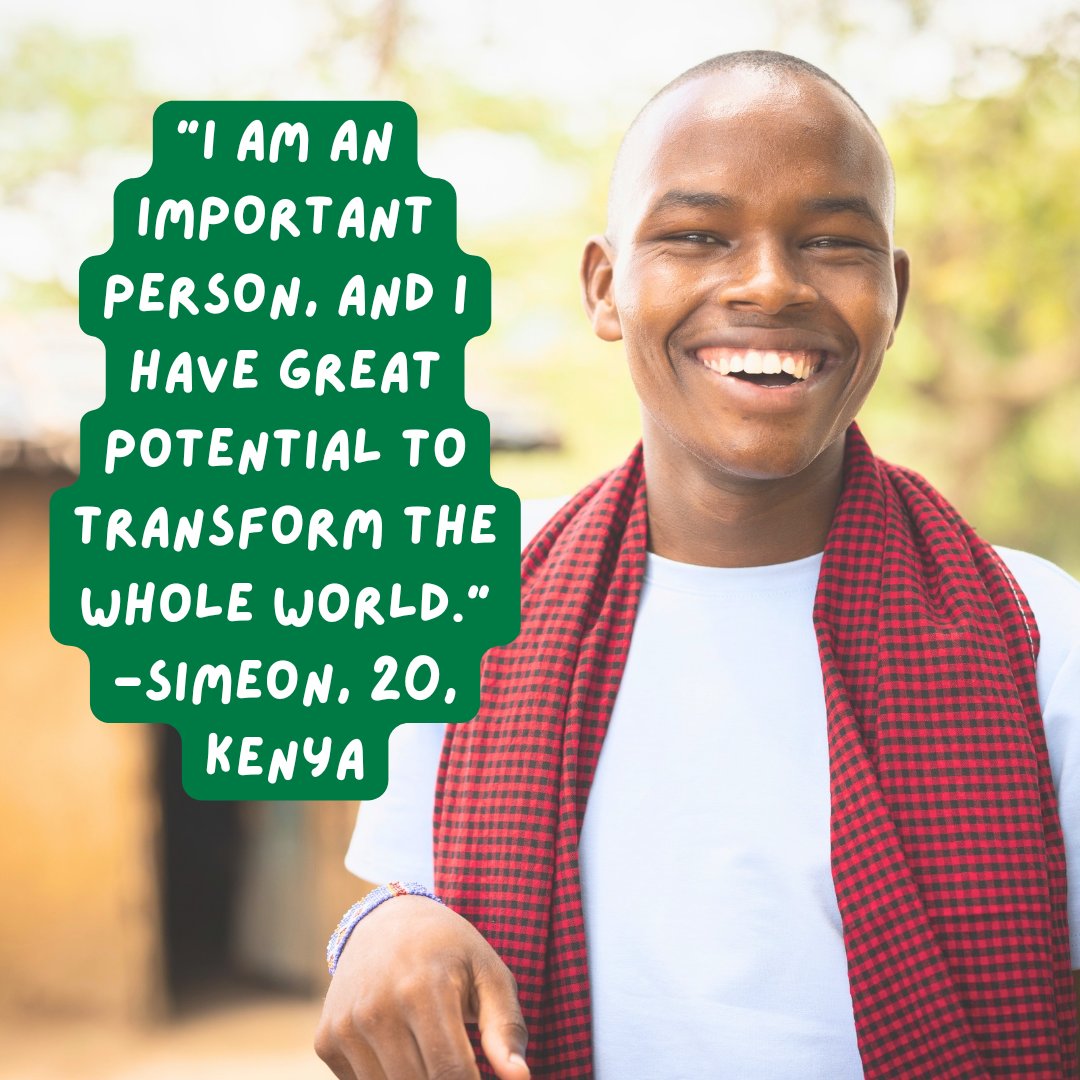 Today a sponsored child, tomorrow a leader. 💪🏾  ChildFund.org/sponsorkids

Simie speaks for many when he talks about what #sponsorship has taught him. Now a university student and a youth leader for a ChildFund environmental project in #Kenya, he’s come a long way!