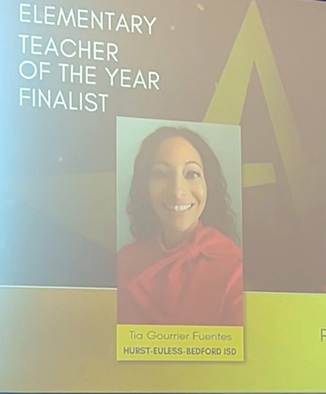 talanajb's tweet image. Last night I had the honor of witnessing @CraftsAndClass Mrs. Fuentes, find out she was one of the finalists out of 90 district teacher of the year awardees for @ESCRegion11. I’m so grateful to witness the magic that happens in Room 17. @hebisd @HEBISDpeople #TheStonegateWay