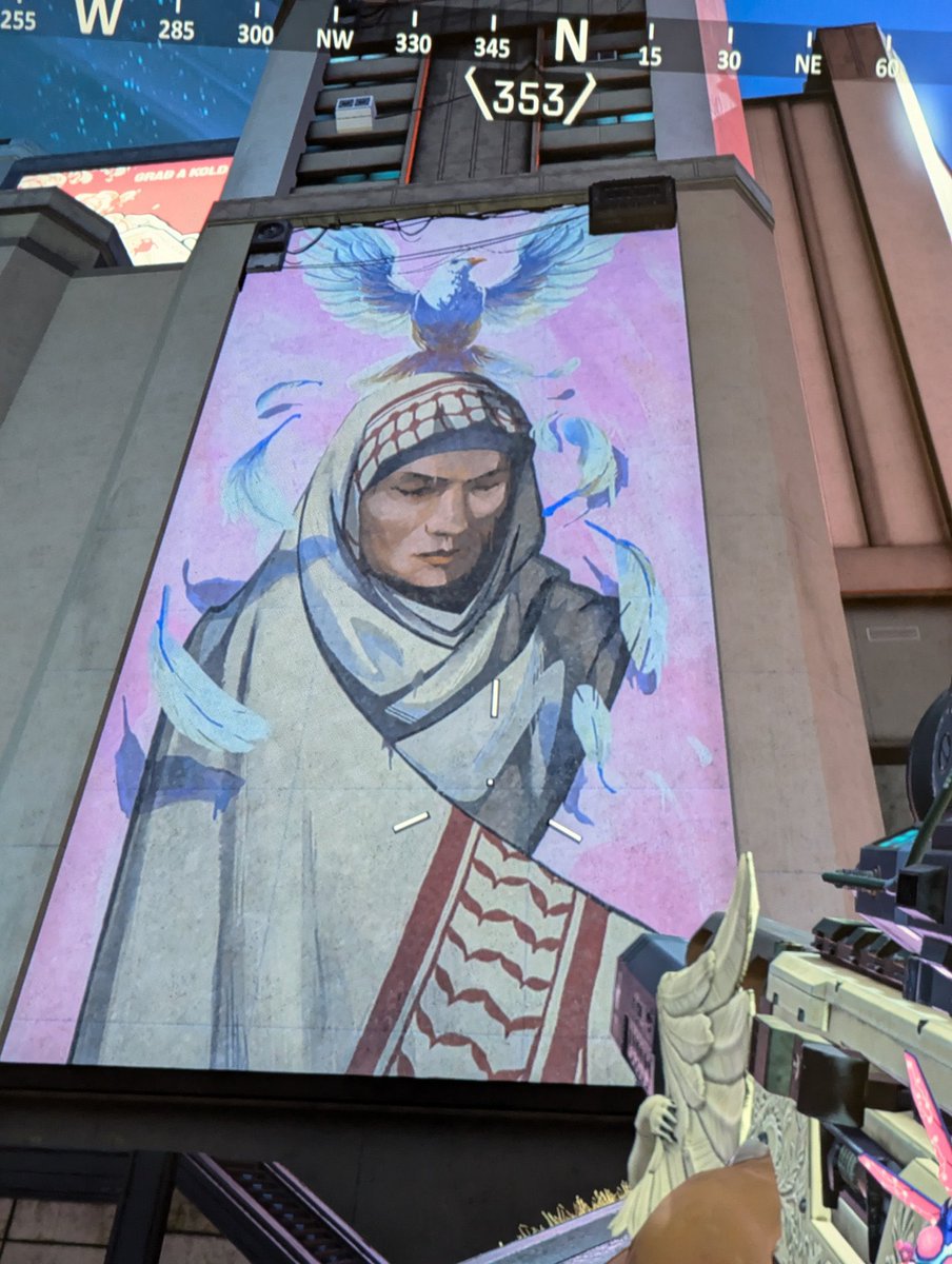 apex legends put a free palestine poster in their new map, massive W