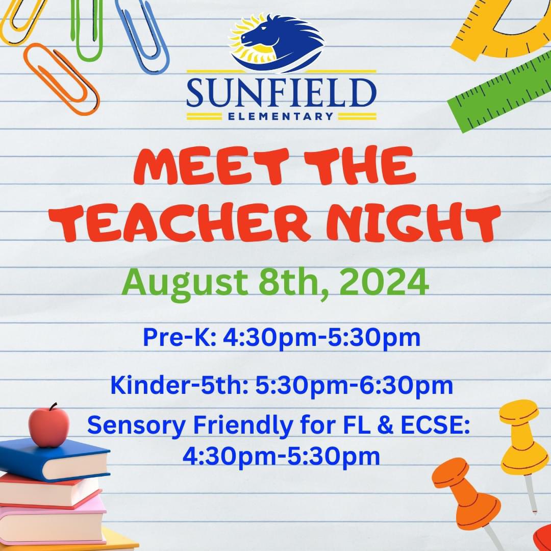 We are so excited to see our Stallions tomorrow for Meet the Teacher night!  We are ready to Go for the Gold this school year! 🏅