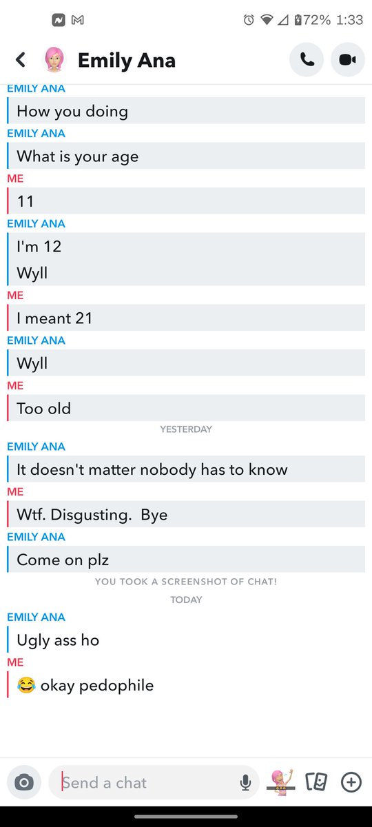 "Here pedo pedo pedo"....