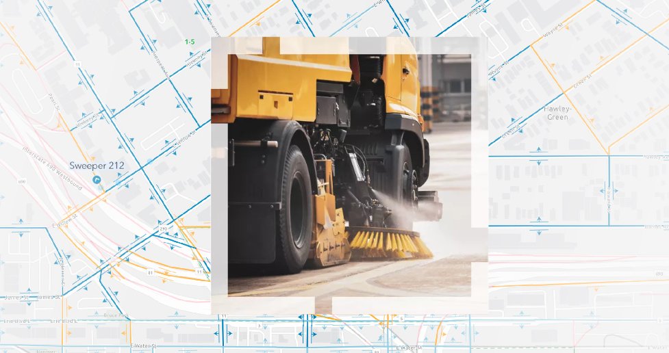 ArcGISOnline's tweet image. Enhance street-sweeping operations with #ArcGIS Solutions and #ArcGISVelocity, an app for #ArcGISOnline! Streamline planning of sweeping schedules, centralize sweeper info, monitor real-time activity, and share schedules with the public.

Learn more: esri.social/RIwl50SSsyc