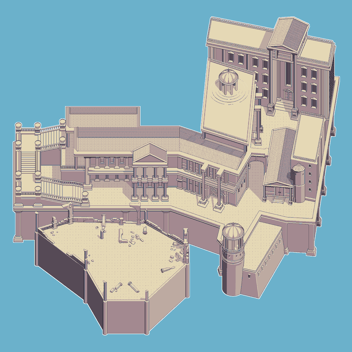 PXLgmw's tweet photo. 🏛️🏛️🏛️

#pixelart #2dpixelart #pixel https://t.co/QEiOGOZDoK