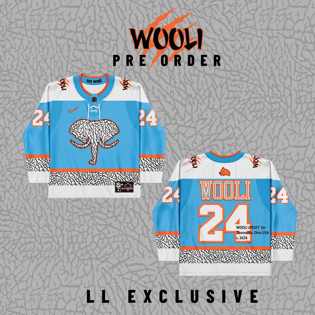 woolimusic's tweet photo. AIRWOOLO LOST LANDS JERSEY AVAILABLE NOW FOR PREORDER

-Get it before LL and skip the lines
-Preorder ends in 7 Days. 
-Very limited amount available @ LL https://t.co/1OQc3ozzsu