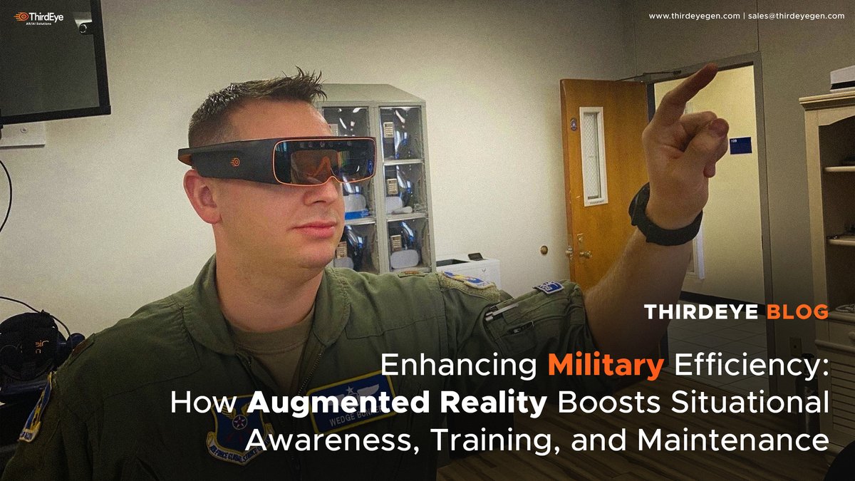 ThirdEyeGen's tweet photo. ThirdEye is proud to support AR for the US Department of Defense use!

To learn more why read the Markert research report: https://t.co/TBA5lCfZzx

#Defense #AugmentedReality #ArtificialIntelligence #RealEye #ThirdEyegen #DefenseTechnology #smartglasses https://t.co/AfTGjoPtvk