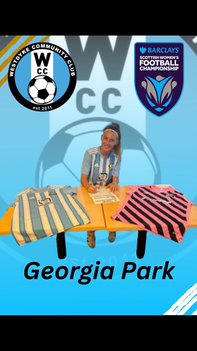 ✍️🚨 Westdyke Ladies are delighted to announce that midfielder Georgia Park has re-signed for the 2024-25 <a href="/SWFChampionship/">Barclays Scottish Women's Championship</a> season!! ⚽️ #WeAreAllWestdyke