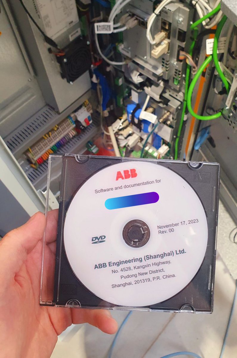 SmartRobotSkill's tweet photo. Hey @ABBgroupnews 👋

Don't You think it's about time to start sharing Documentation via USB sticks?

Took me a day to find somebody DVD drive 😅

@lukas_m_ziegler @OpenRoboticsOrg @SciRobotics

#abb #Robotics #robots https://t.co/arGxlvwXha
