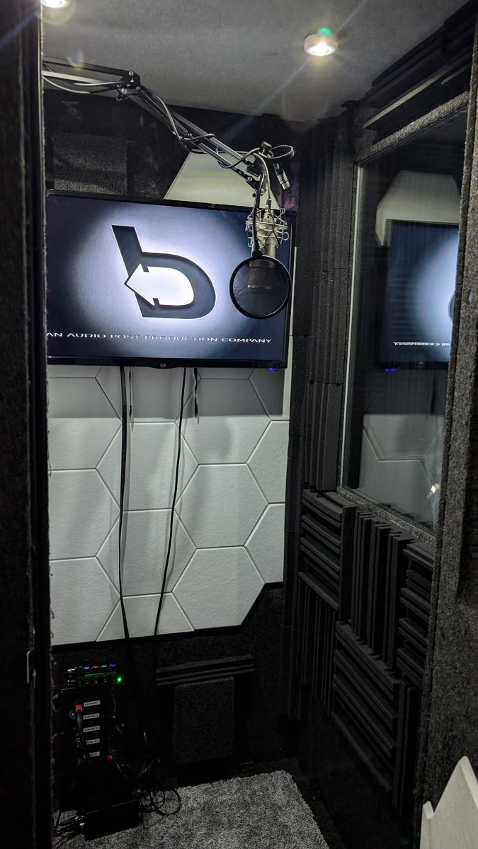 BackstageDub's tweet image. Pembroke Pines Recording Booth #VA #Dubbing