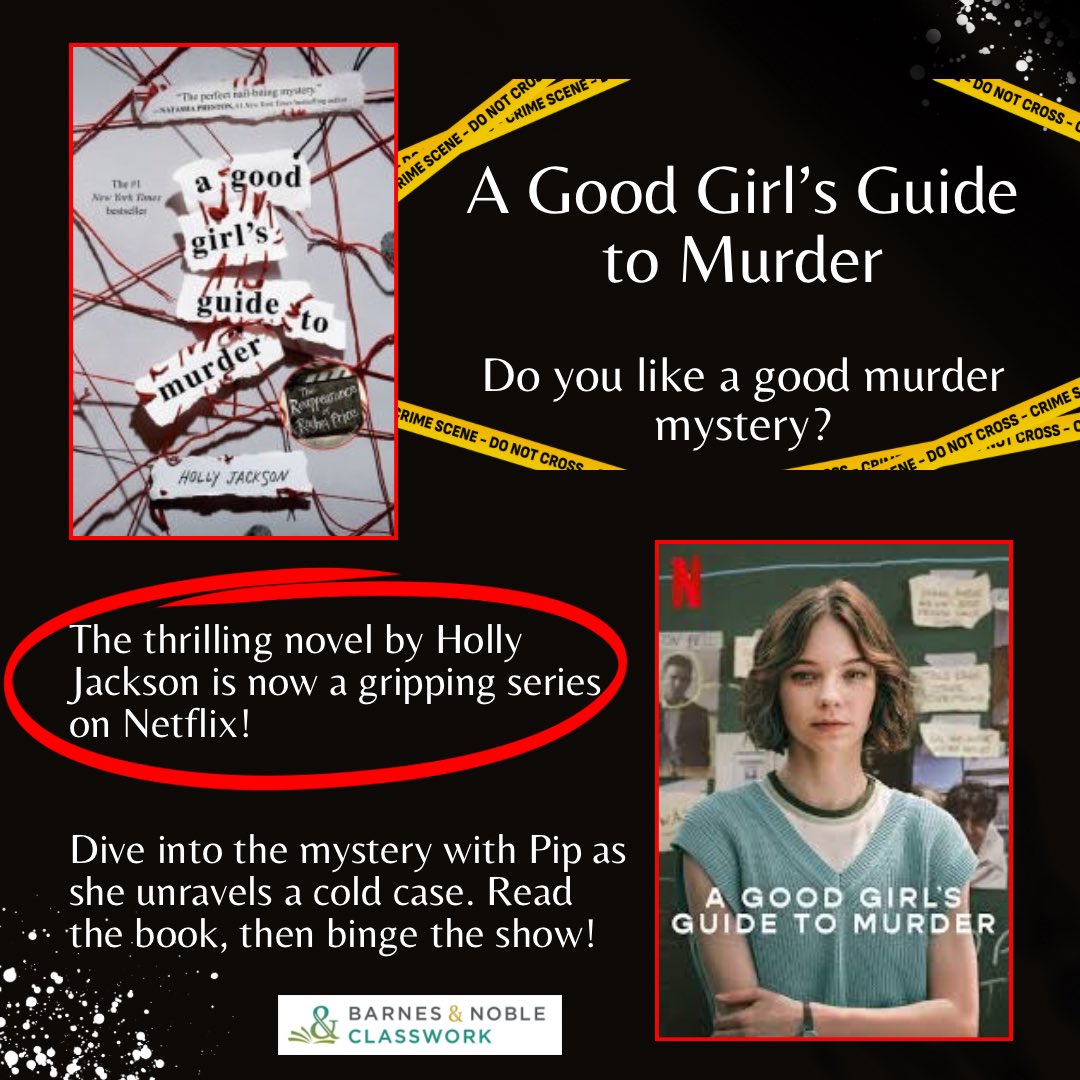 Exciting news for all mystery fans! 👀🖤Holly Jackson’s fan favorite book series is now available on Netflix! 📖📺

Dive into this gripping adaptation and be prepared for twists, turns, and suspense that will keep you guessing 👍🏻📚 #frompagetoscreeen #fanfavorite #mustread