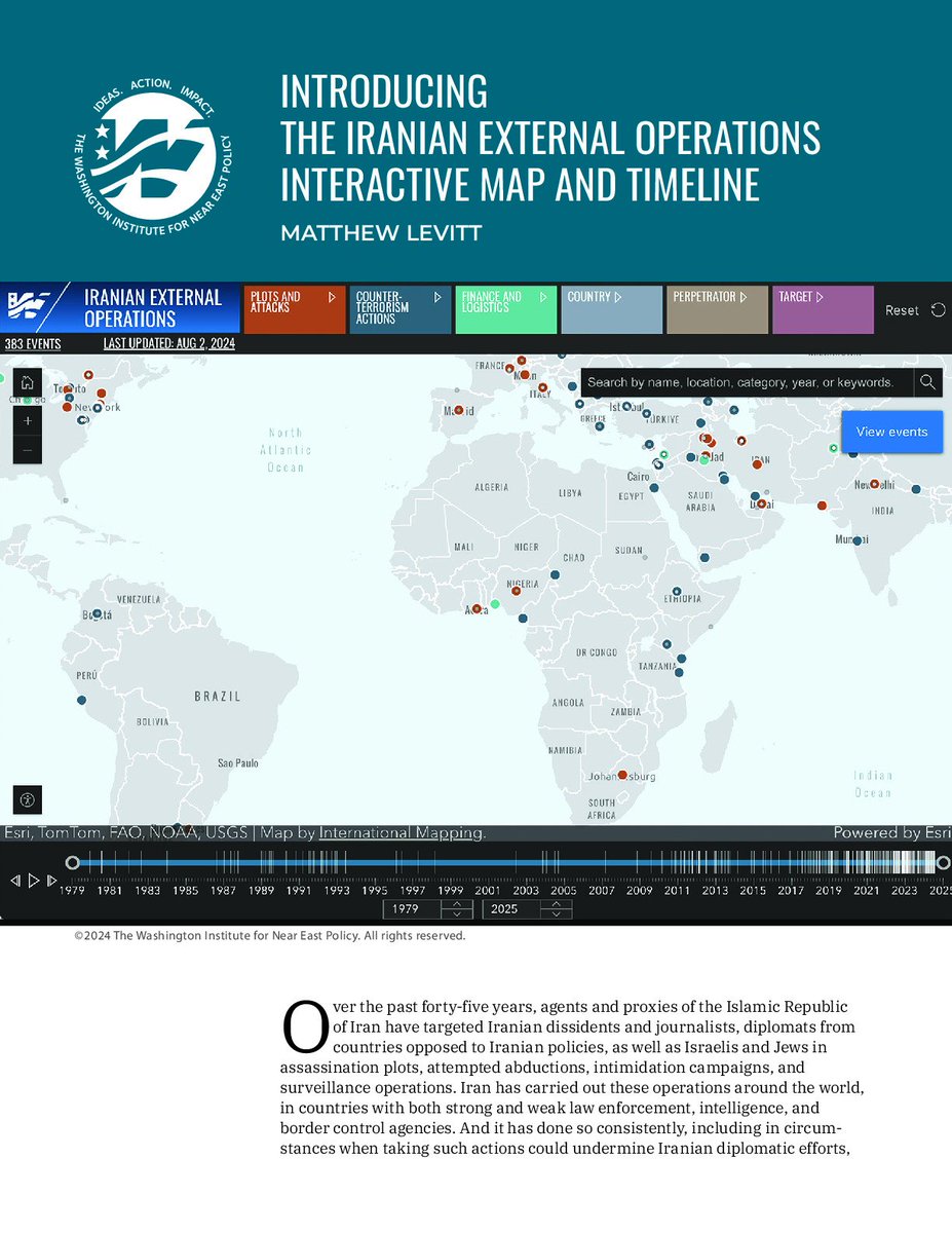 Curious about our new map &amp; timeline of Iranian external operations &amp; how to use it?  Here's the origin story &amp; user guide <a href="/WashInstitute/">Washington Institute</a> washingtoninstitute.org/policy-analysi…