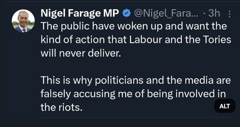 StevePeers's tweet image. He literally drove round pointing to hotels, saying look at the scary asylum-seekers aargh #FaragesRiots