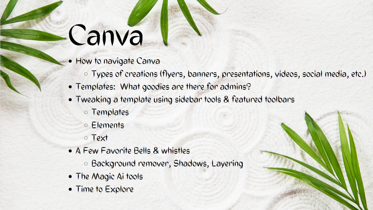 kerszi's tweet image. Today I met with my team to lay out this plan for the &quot;edtech day&quot; of our district&apos;s upcoming Administrative Retreat.  I really leaned into the &quot;retreat&quot; part and planned a very zen day of intentional, mindful &amp;amp; focused learning - with built-in time for &quot;self-exploration&quot; for…