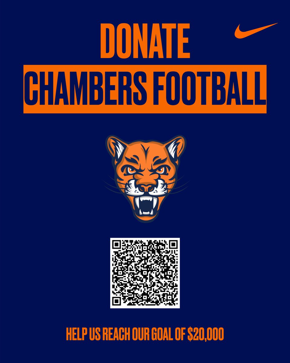Please help support our football program by donating or sharing. We are close to our 15k goal! Proceeds will go towards pre-game meals, program expenses, and equipment.