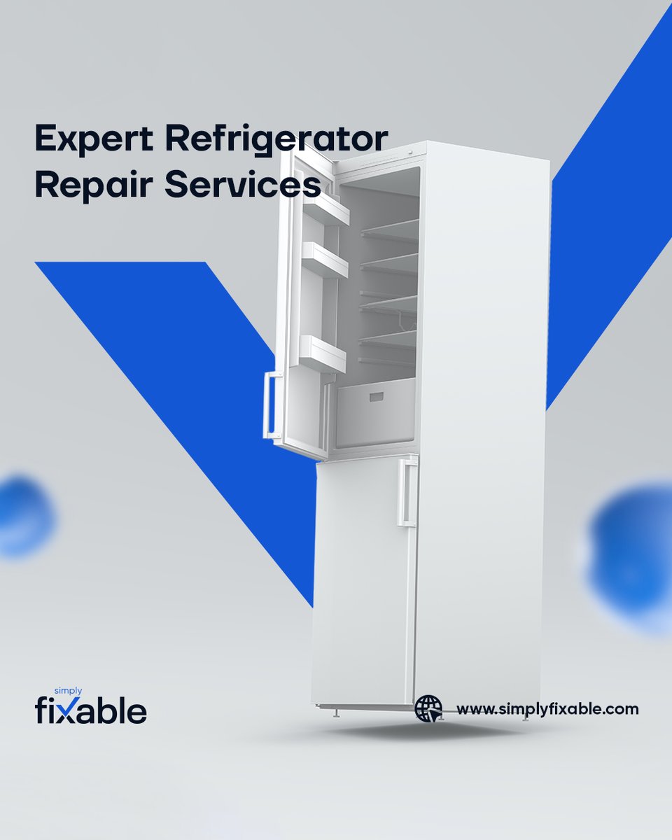 Simply_Fixable's tweet image. At Simply Fixable, we specialize in repairing refrigerators from top brands like Samsung, LG, Whirlpool, and GE. Our technicians are trained to handle all issues, ensuring your appliance runs smoothly. Contact us for reliable service!
_
#RefrigeratorRepair #SimplyFixable