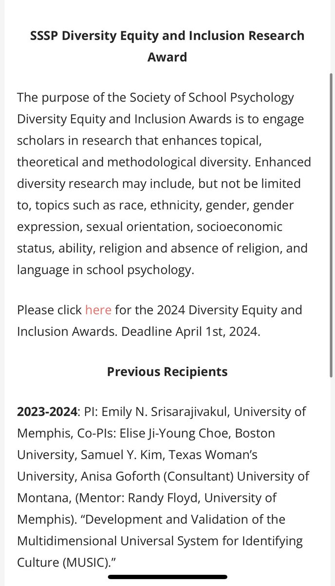 emilysrisa's tweet photo. As a humility researcher, I feel very weird about tooting my own horn, but this is my first grant as a PI, and the focus of the grant means everything to me. Thank you to my amazing team and community!!!! Toot toot. 🚂 https://t.co/d9X74ctjXi