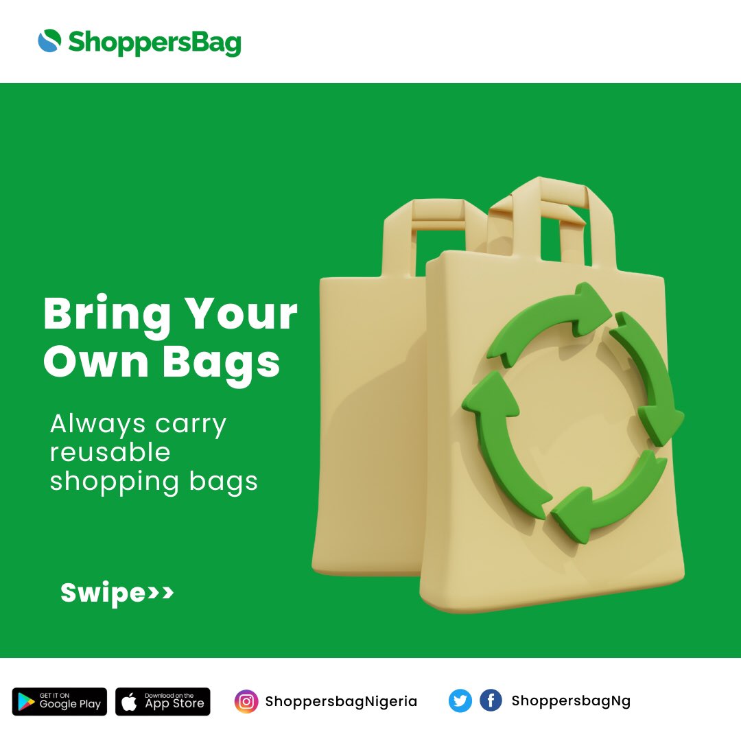 ShoppersbagNG's tweet photo. Let's ditch the plastic! 💧 Start small, make a big impact. Here are some easy ways to reduce plastic waste in your daily life https://t.co/QKV9unfdOy