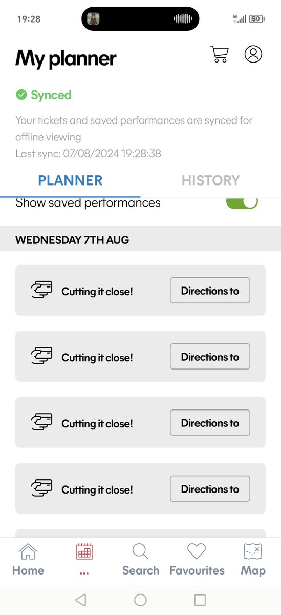 Is the <a href="/edfringe/">Edinburgh Festival Fringe</a> app broken? Calendar seems down