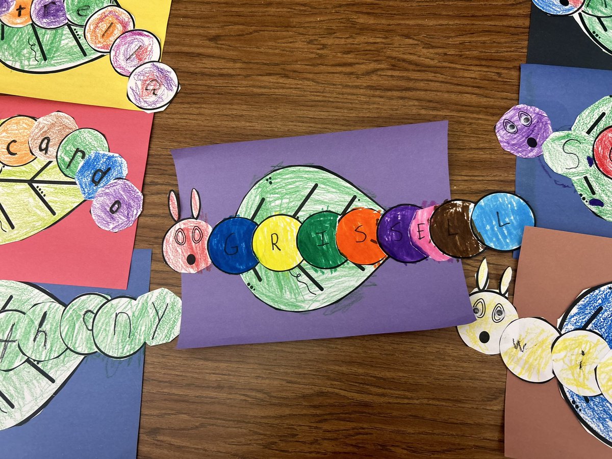 Inspired by “The Very Hungry Caterpillar”🐛, we had student very HUNGRY for knowledge and wanted to share their hard work!