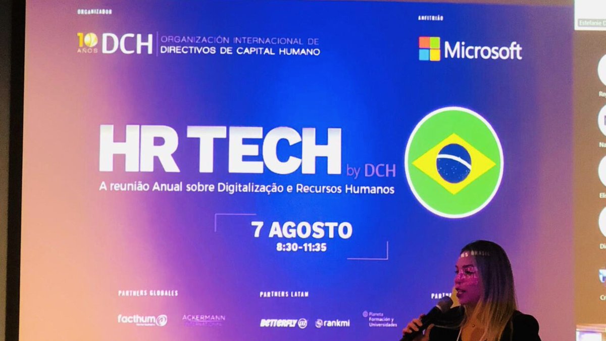 Hoje comemoramos um evento incrível no Encontro #HRTECH no 🇧🇷 #DCHBrasil sobre “Digitalização da função de Recursos Humanos”! 🚀
📌 linkedin.com/feed/update/ur…

#HRTech #MicrosoftBrasil #Inovação #RRHH #Tecnologia