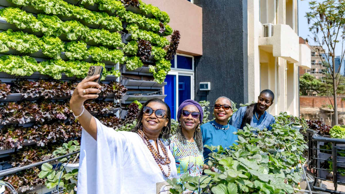 FAO in Rwanda (@faorwanda) on Twitter photo Thank you <a href="/RefugeesRwanda/">UNHCR Rwanda</a> Representative <a href="/AissatNdiaye/">Aissatou Dieng-Ndiaye</a> for the visit to <a href="/FAO/">Food and Agriculture Organization</a> #VerticalFarm and for the great discussion on better #FoodSystems.
Yes, with the growing demand of food, we need to prioritize investments in innovations that allow to produce more using less inputs. Thank you <a href="/RefugeesRwanda/">UNHCR Rwanda</a> Representative <a href="/AissatNdiaye/">Aissatou Dieng-Ndiaye</a> for the visit to <a href="/FAO/">Food and Agriculture Organization</a> #VerticalFarm and for the great discussion on better #FoodSystems.
Yes, with the growing demand of food, we need to prioritize investments in innovations that allow to produce more using less inputs.
